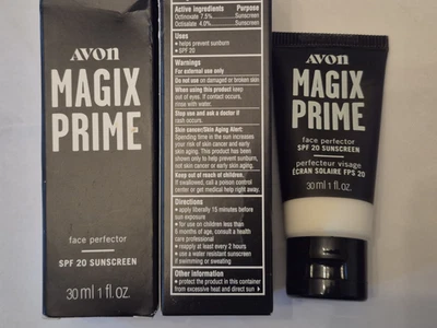 Protector solar Avon Magix Prime Face Perfector FPS 20 1 fl oz descontinuado Foto 1 de 3