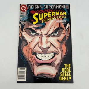 Superman: The Man of Steel #25 (1993) DC Comics – Reign of the Supermen! - Picture 1 of 20