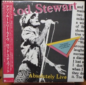 Cr690 Rod Stewart Absolutely Live 2Lp 82 Jpn Obi First Edition Pop Rock/Classic - Picture 1 of 10