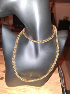 Sello largo no identificado chapado en oro de 18k - Imagen 1 de 5