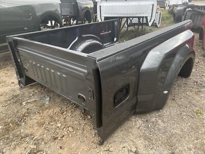 2022 FORD F350SD DRW 8FT DUALLY BED CHARCOAL GRAY 8' SEE DAMAGE CODES DENTED - Image 1 of 4