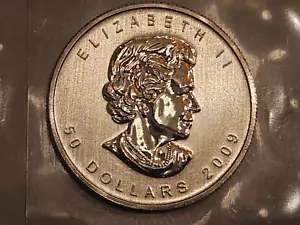 2009 $50 Canada 1 Ounce Platinum Maple Leaf Coin 1 Oz Canadian UNC MS BU - Picture 1 of 6