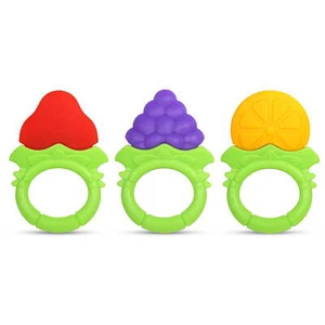 Fruitique Infant & Baby Massager & Teether Toy 3-Pack, For Baby 3M+ - Picture 1 of 10