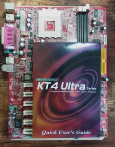 KT4 Ultra Motherboard - MS-6590 - ATX AMD - Socket A 462 - Includes User Manual - Picture 1 of 10