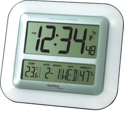 Technoline digitale Funk-Wanduhr WS 8006, Größe: 280 x 32 x 245 mm - Bild 1 von 4