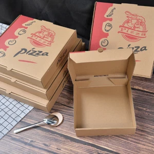 200x Cookies Pie Kids Pizza Party Prop Personal Pan Pizza Takeout Delivery Boxes - Picture 1 of 10