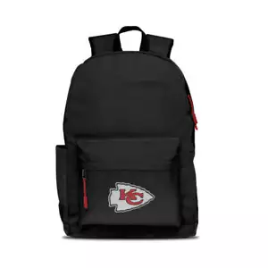 Kansas City Chiefs Campus Laptop Backpack -BLACK - Picture 1 of 3