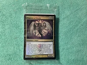 X4 CARDS MAGISTER OF WORTH FOIL MTG CONSPIRACY - Launch Release Promo NEW - Picture 1 of 8