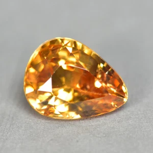 2.09Ct Pear Shape Awesome Yellow Color Untreated Zircon Gemstone - Bild 1 von 1