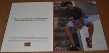 1992 Print Ad Lee Jeans Bermuda Shorts Classic 5 pocket style fashion man cotton