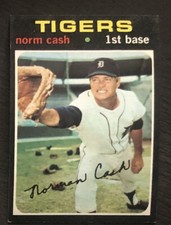 1971 Topps #599 Norm Cash, Detroit Tigers EX-MT