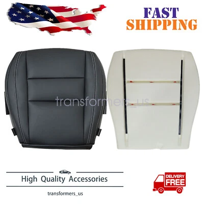 Driver Bottom Seat Cover Black & Foam Cushion For 2011-16 Jeep Grand Cherokee - Image 1 of 4