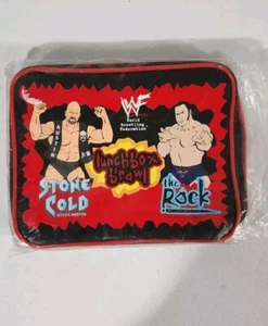 WWF Stone Cold Steve Austin vs The Rock lunch box brawl Wrestlemania WWE Sealed - Picture 1 of 4