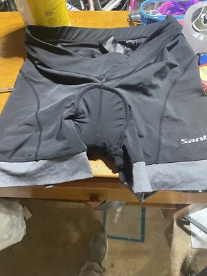 Santic Cycling Shorts Womens Black Padded Bike Bicycle Biking Size LG - Image 1 of 4