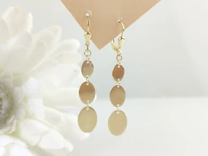 Wunderschöne Ohrhänger 333 oval, Handmade - Bild 1 von 9