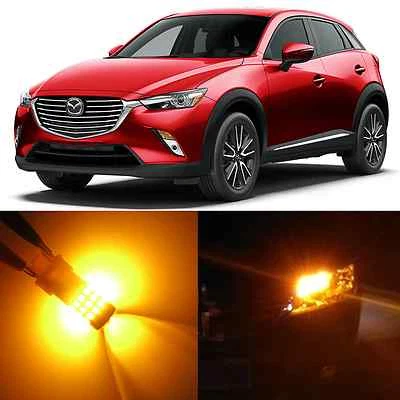 Luz intermitente delantera Allá Lighting 1157NA bombilla LED súper ámbar para Mazda CX-5 Foto 1 de 4