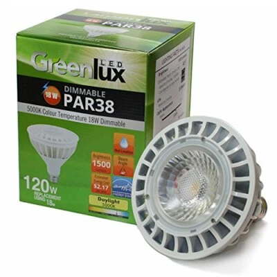High Quality LED 18w Dimmable PAR38 Cool White Light Bulb - 120w Equiv. - Image 1 of 2