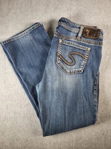 Silver Jeans Women Denim Size 16 X 31” Inseam Aiko Bootcut Mid Rise Medium Wash  - Picture 1 of 15