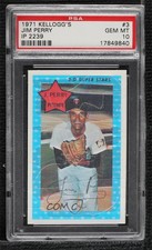 1971 Kellogg's 3-D Super Stars Jim Perry #3.3 PSA 10 GEM MT