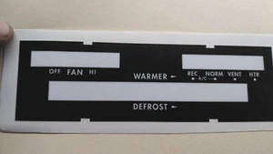 Like NOS 1965 Buick Electra Heat - A/C control face plate - Picture 1 of 2