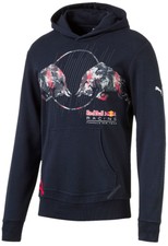 AUTHENTIC PUMA RED BULL RACING TAG HEUER F1 TEAM 2017 MENS HOODIE 572755 01