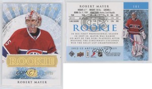 2012-13 Upper Deck Artifacts Gold Spectrum /25 Robert Mayer #181 Rookie RC