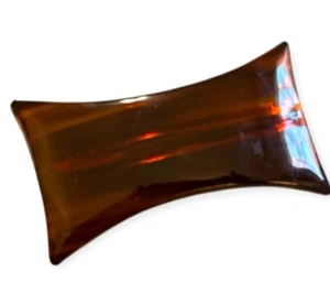 1970’s Extra Large French Hair Clip for Updo’s , Translucent Brown, Deadstock - Picture 1 of 4