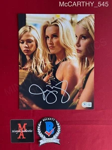 Foto firmada de Jenny McCarthy autografiada 8x10 encantada Beckett certificado de autenticidad - Imagen 1 de 5