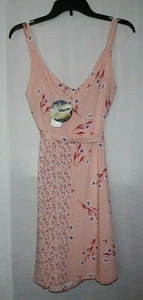 Bebop Women's Junior Summer Dress Size S Pink Blush Floral - Picture 1 of 2