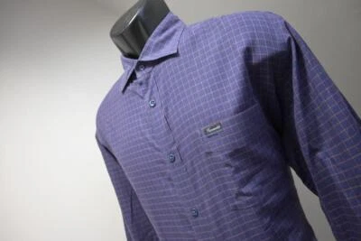 Camisa de vestir Faconnable Club Deauville a cuadros manga larga para hombre talla grande Foto 1 de 4