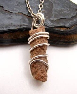 RARE UNUSUAL PRAYER PIPE LIGHTNING STRIKE SARAHA DESERT FULGURITE CRYSTAL #905 - Picture 1 of 2