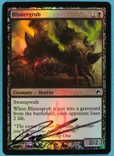 Blistergrub FOIL Scars of Mirrodin NM Common Artist Signed CARD (s4713) ABUGames