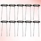 50 Sets Garden Stakes Metal Ground Pegs Fence Staples Turf Nail