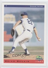 1993 Classic Best Spokane Indians Brian McLain #14