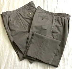 Gary Player Lot 2 Pants Gray Size 36 X 30 Gray 100% cotton - Picture 1 of 8