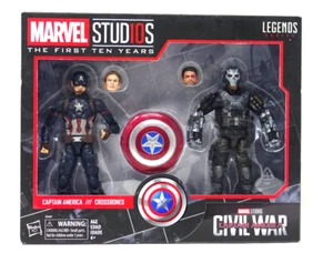 Marvel Legends Studios Primeros Diez 10 Años Guerra Civil Capitán América - Imagen 1 de 6