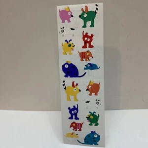 Endorfun Pets Stickers 1999 Mrs. Grossmans Retired Vintage - 1 Strip - Picture 1 of 1