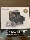 Ice Mold Shaped 3D Skull, Super Flexible Silicone Cube Makes Four 4