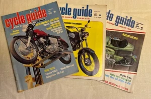 Cycle Guide 1969 Bundle of 3 Yamaha Montesa Cappra Honda Road Test Old Magazines - Picture 1 of 10