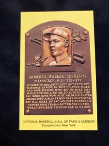National Baseball Hall of Fame and Museum Postcards Roberto Clemente - Picture 1 of 2