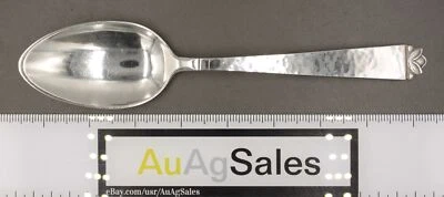 Ложка сервировочная столовая Old Newbury Crafters (ONC) Oak Leaf 85⁄8 дюйма чистое серебро - Изображение 1 из 3