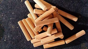 10MM x 50MM Natural Wooden Dowel Pins, 300 Per Pack, *NEW* - Picture 1 of 1