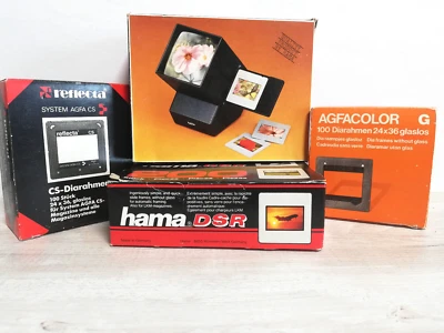 Visor de diapositivas vintage tipo Hama №51 + marco de 250 diapositivas nuevas Foto 1 de 4