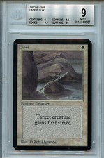 MTG Alpha Lance BGS 9.0 (9) Mint Magic The Gathering Card Amricons 4687