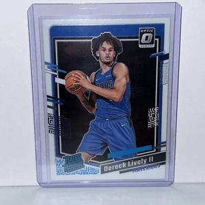 2023-24 Panini Donruss Optic Rated Rookie #245 Dereck Lively II RC Mavericks - Picture 1 of 2