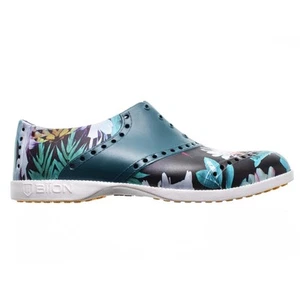 Biion Women's Spikeless Golf Shoes Jungle Night Print Black Blue Size 7 - Picture 1 of 9