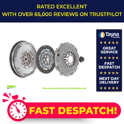 Dual Mass Flywheel DMF Kit with Clutch fits VW GOLF Mk7 2.0D 12 to 20 Valeo New - Image 1 of 4