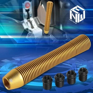 NRG SK-710GD 180mm Alto Disipador de Calor Estilo Cilindro Largo Curvilíneo Palanca Cambio Perilla Dorado - Imagen 1 de 6