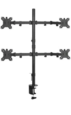VIVO Quad 13 to 30inch LCD Monitor Desk Mount Fully Adjustable Stand with Tilt a - Image 1 of 3