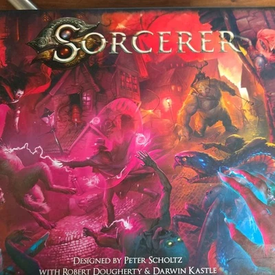 Sorcerer Boardgame + 3 Used And 11 BNIB KS expansions and extra character board - Image 1 of 3